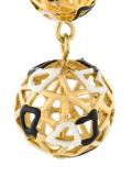 'Rock Steady' globe earrings