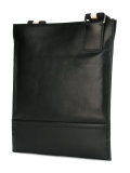 striped strap shoulder bag