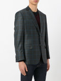 tartan pattern blazer