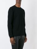 leather patch pocket jumper