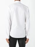 colour block swallow shirt