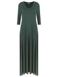 v-neck long evening dress