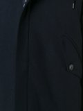 concealed fastening hooded coat