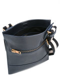 striped strap messenger bag