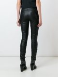 zipped biker trousers