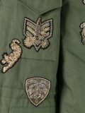 fur collar military jacket 
