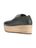 platform lace-up shoes