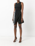 contrast shift dress