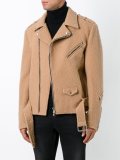 zip up biker jacket