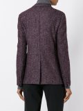 flocked effect blazer