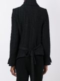 dislocated fastening pointy jacket