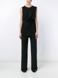 Sleeveless Draped Top