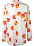 peach print shirt