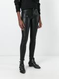 skinny leather trousers