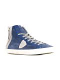 side zip detail hi-top sneakers