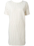 pinstripe shift dress 