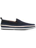 striped slip-on sneakers