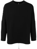 rear print sweatshirt 