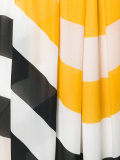 stripe pleated dress