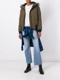 hooded padded jacket