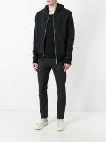 shredded trim cardigan 