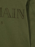 logo print hoodie 
