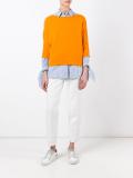 three-quarters sleeve jumper