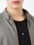 pave ball necklace