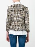 buttoned tweed jacket 