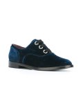 velvet Oxford shoes