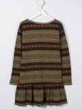 fair isle print dress