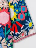 floral collage reversible parka