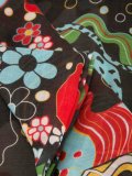 psychedelic print scarf