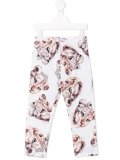 female lion cub print leggings
