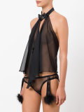 sheer camisole cape