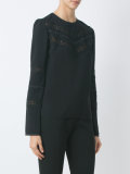 lace inserts blouse