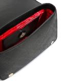 logo embossed shoulder bag