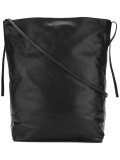 cross-body bucket bag