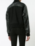 cropped varsity jacket