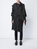 asymmetric short jacket
