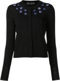 floral embellishment cardigan
