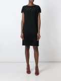 eyelet detail dress