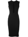 sheer insert dress