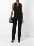 shawl lapel jumpsuit