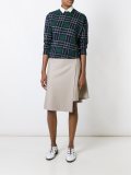 asymmetric wrap skirt