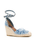 Valentino Garavani Rockstud草编鞋