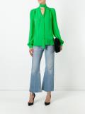 neck tie blouse