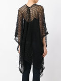 sheer striped tunic