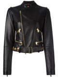 studded belt biker jacket