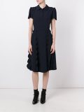 scalloped detail dress